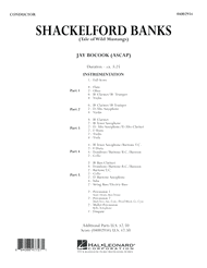 Shackelford Banks (Tale of Wild Mustangs) - Full Score Sheet Music by Jay Bocook