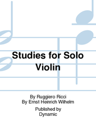 Studies for Solo Violin Sheet Music by Ruggiero Ricci