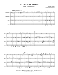 Pilgrim's Chorus Sheet Music by Richard Wagner