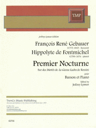 Premier Nocturne La Gazza Ladara Sheet Music by Michel-Joseph Gebauer