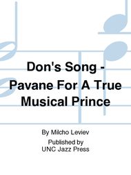 Don's Song - Pavane For A True Musical Prince Sheet Music by Milcho Leviev