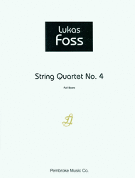 String Quartet No. 4 Sheet Music by Lukas Foss