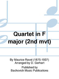 Quartet in F major (2nd mvt) Sheet Music by Maurice Ravel