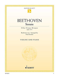 Sonata D major op. 12/1 Sheet Music by Ludwig van Beethoven