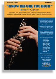 Know Before You Blow - Blues for Clarinet with 2 CDs Sheet Music by Chris Tedesco