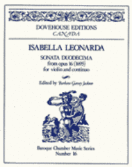 Sonata Duodecima Op. 16 (1693) Sheet Music by Isabella Leonarda