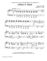 Victory in Jesus-- a Christian camp meeting song Sheet Music by Eugene M. Bartlett