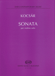 Miklos Kocsar - Sonata for Violin Sheet Music by Miklos Kocsar
