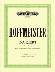 Concerto in D Sheet Music by Franz Anton Hoffmeister