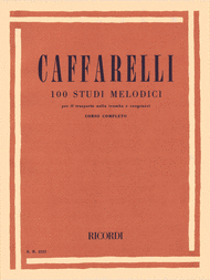 100 Studi Melodici (Melodic Studies) Sheet Music by Reginaldo Caffarelli