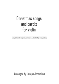 Best Christmas songs and carols for violin Sheet Music by Felix Mendelssohn; Gustav Holst; Johann Sebastian Bach; Adolphe Adam; Edward Shippen Barnes; Lowell Mason; George Frederic Handel;
