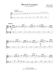 Blessed Assurance - for 3-octave handbell choir Sheet Music by Fanny J. Crosby