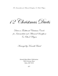 12 Christmas Duets for Saxophones (or Oboes) Sheet Music by Various
