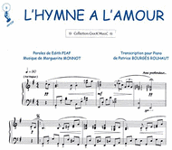 L'Hymne A L'Amour Sheet Music by Edith Piaf