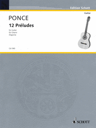 12 Preludes Sheet Music by Manuel Maria Ponce