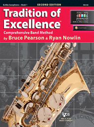 Tradition of Excellence Book 1 - Eb Alto Saxophone Sheet Music by Bruce Pearson