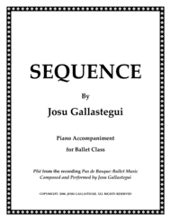 Sequence Sheet Music by Josu M. Gallastegui