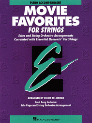 Movie Favorites - Piano Accompaniment Sheet Music by Elliot Del Borgo