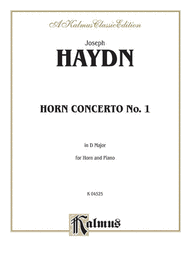 Horn Concerto No. 1 in D Major (Orch.) Sheet Music by Franz Joseph Haydn