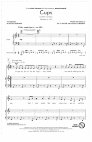 Cups (from Pitch Perfect) (arr. Roger Emerson) Sheet Music by Anna Kendrick