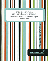 Fantasia sopra motivi dell'opera Beatrice di Tenda Sheet Music by Domenico Mirco