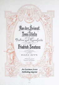 Aus der Heimat Sheet Music by Bedrich Smetana