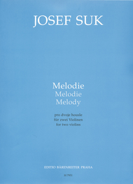 Melody for Two Violins Sheet Music by Josef Suk