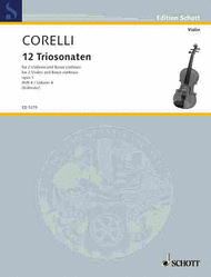 Twelve Triosonatas op. 1 Band 4 Sheet Music by Arcangelo Corelli