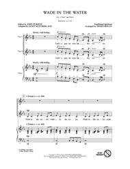 Wade In The Water Sheet Music by Janet Day