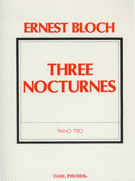 Three Nocturnes Sheet Music by Ernest Bloch