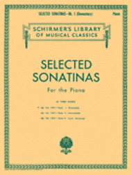 Selected Sonatinas - Book 1: Elementary Sheet Music by Various