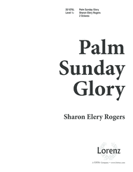 Palm Sunday Glory Sheet Music by Sharon Elery Rogers