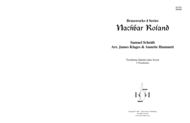 Nachbar Roland Sheet Music by Samuel Scheidt
