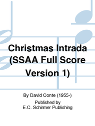 Christmas Intrada (SSAA Full Score Version 1) Sheet Music by David Conte