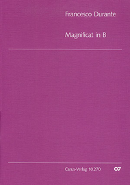 Magnificat in B flat major Sheet Music by Francesco Durante