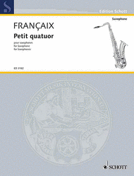 Petit quatuor Sheet Music by Jean Francaix