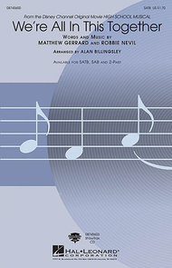 We're All in This Together - ShowTrax CD Sheet Music by Alan Billingsley