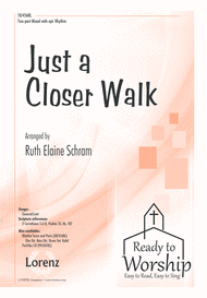 Just a Closer Walk Sheet Music by Ruth Elaine Schram
