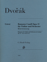 Romance for Violin and Orchestra in f minor Op. 11 Sheet Music by Antonin Dvorak