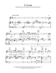 If I Could Sheet Music by Ron Miller