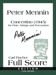 Concertino Sheet Music by Peter Mennin