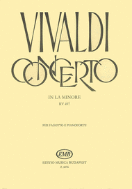 Bassoon Concerto In A Minor VIII No.7 Sheet Music by Antonio Vivaldi