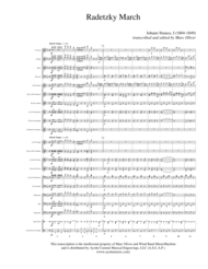 Radetzky March Sheet Music by Johann Strauss Sr.