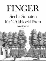 6 Sonatas op. 2 Sheet Music by Godfrey Finger