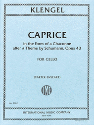 Caprice in the Form of a Chaconne after a Theme by Schumann