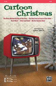 Cartoon Christmas Sheet Music by Andy Beck