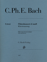 Flute Concerto in D minor Sheet Music by Carl Philipp Emanuel Bach