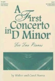 A First Concerto in D Minor Sheet Music by Carol Noona