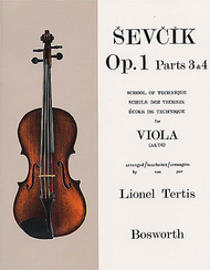 Viola Studies: School Of Technique Parts 3 And 4 Sheet Music by Ottakar Sevcik