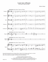 Lasst uns erfreuen Sheet Music by Robert Lehman